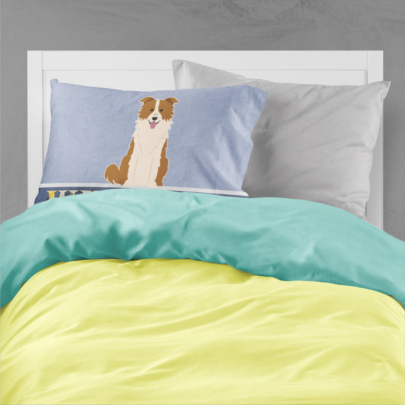 Microfiber, Border Collie Red White
