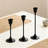 Elegant Candlestick Holders Set For Taper Candles, Decorative Centerpiece For Dining Table, Wedding, Christmas, And Housewarming-2000641155-2000641154