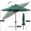 Parasol de marché Ayzah 9 pi avec 80 lumières DEL-1376356543
