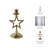 Margretha Metal Star Taper Candle Holder 