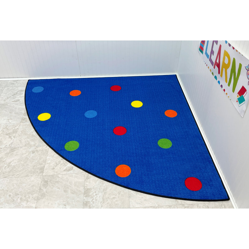 Tapis KidCarpet, Quart de cercle 6 pi x 6 pi