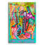  «Action» par Dean Russo, art mural en verre acrylique, 12 po x 16 po