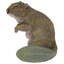 Statue beaver debout
