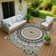 Machine Washable Indoor/Outdoor Hovey ACN2277 Geometric Rug