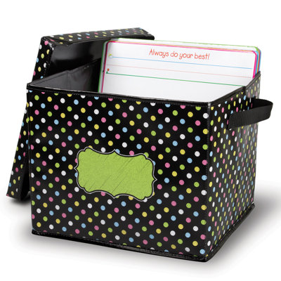 Boîte de rangement en tissu