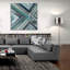  «Freshwater Tide 2» par Chariklia Zarris, art mural en verre acrylique, 36 po x 36 po-495045619