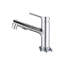 Robinet de lavabo de salle de bain à poignée simple en acier inoxydable avec douchette extractible-111170886