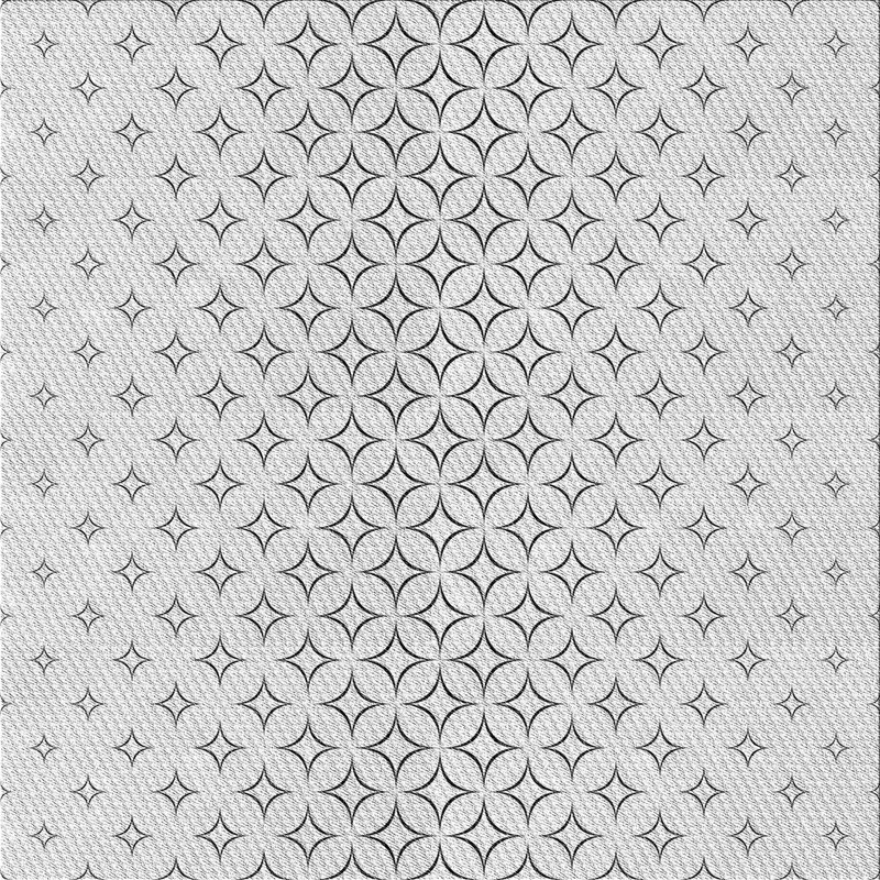 Geometric Indoor Rug, Square 5'