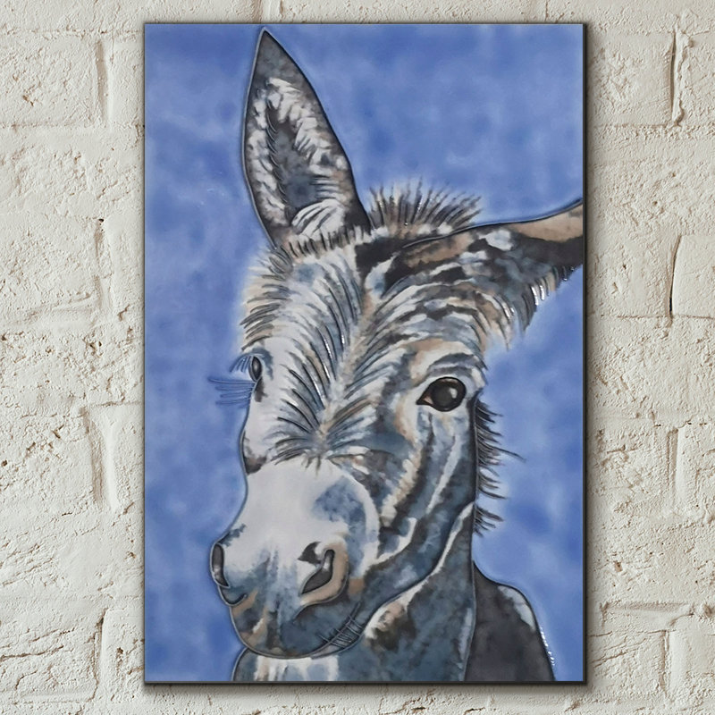 Handmade Animals Wall Decor on Ceramic / Porcelain