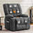 Cohle 41" Oversized Power Lift Assist Recliner Chair Set of 2 with 3 Tier Wooden Endtable, Perfect For Living Room, Bedroom, Reception Room-809769340-809769339