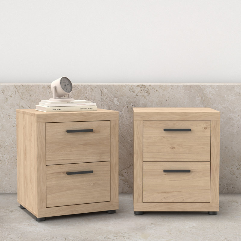 Rorry 2 Drawer Nightstand - Set Of 2