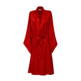 Shawl Neck Kimono Red
