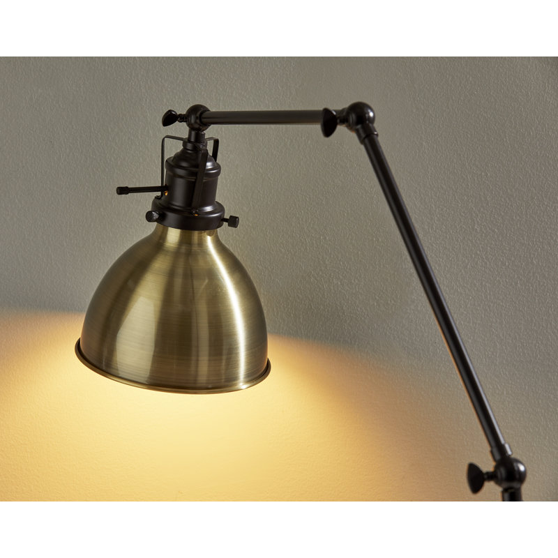 Ralston 61'' Black Task Floor Lamp