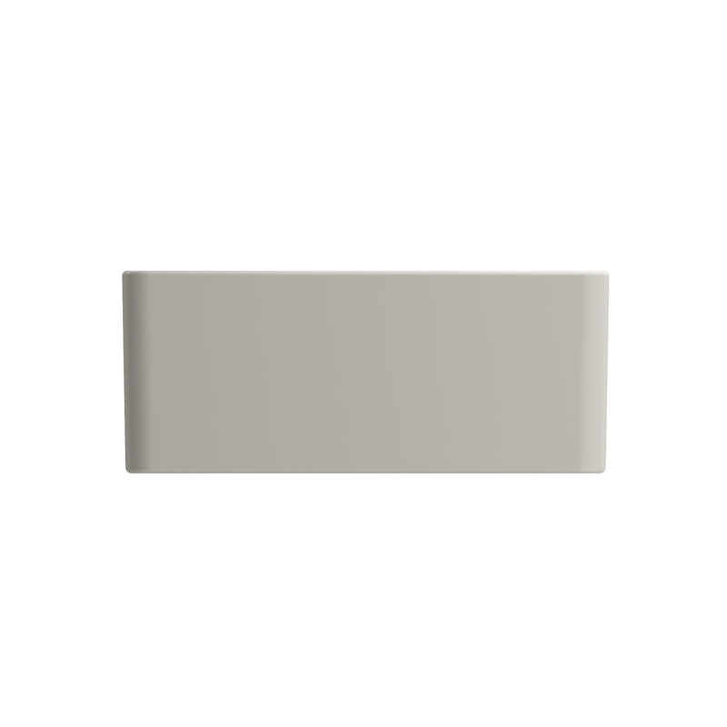 24 in. L Farmhouse Kitchen Sink, Biscuit