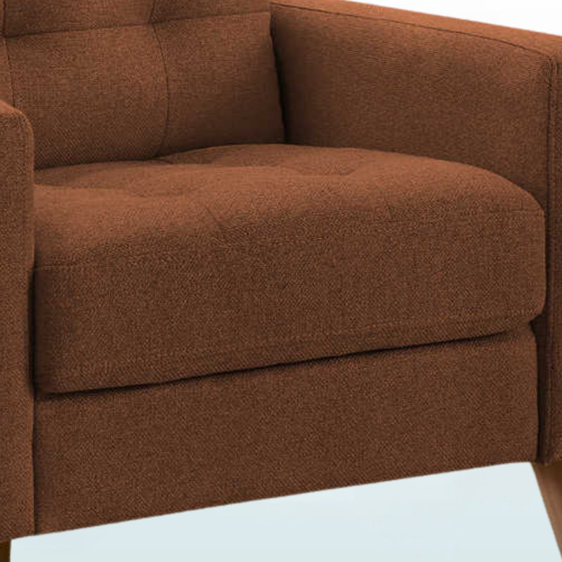 Martini Rust Fabric Upholstered Chair