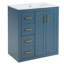Ensemble de meuble-lavabo 30 po avec lavabo en céramique, ensemble de meuble-lavabo autoportant avec 3 tiroirs et portes à fermeture en douceur-1721380015