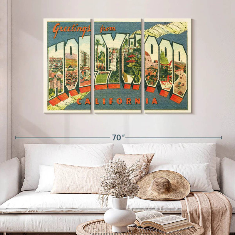 «Sirci Greetings From Hollywood», H 32 po x l 50 po