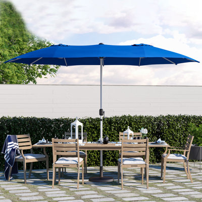 Parasol de marché rectangulaire 9 pi x 106 po Tessanne