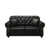 Black Faux Leather