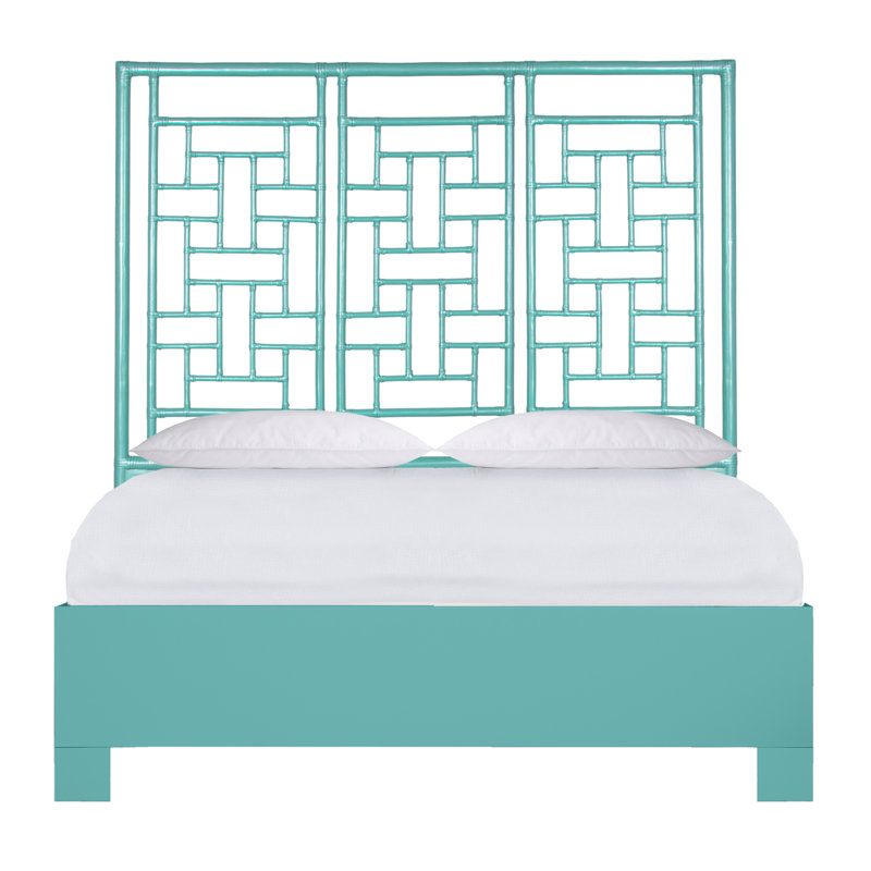 Ohana Low Profile Standard Bed, Queen, Turquoise