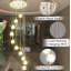 Lustre moderne à 10 lumières pour escalier, plafonnier encastré avec sphères soufflées à la main en cascade, pour hauts plafonds