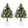 Easy Set-Up 2' Lighted Pine Christmas Tree