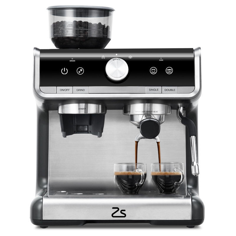 20 Bar Automatic Espresso Coffee Maker With Milk Frother For Home Barista