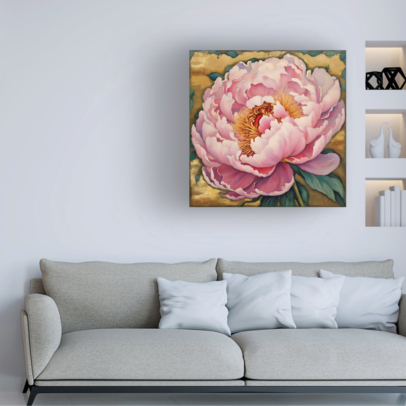 Art sur toile «Bachelor Tina Lavoie Portrait of a Peony II», H 35 po x l 35 po