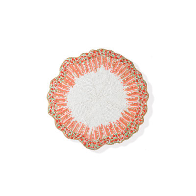 Le napperon perlé "Citrus Sunburst"