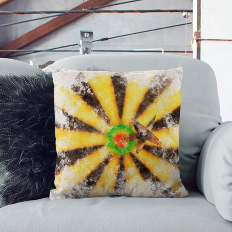 Square Cushion, White, 40cm H x 40cm W x 15cm D