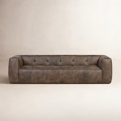 92" Genuine Leather Sofa