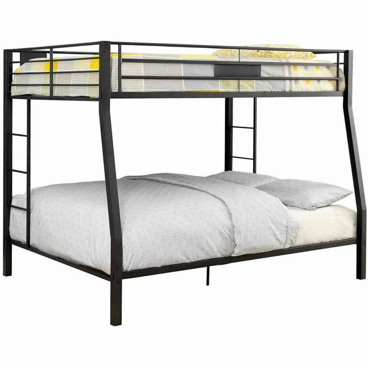 Brightling Full over Queen Bunk Bed with 2 Ladders