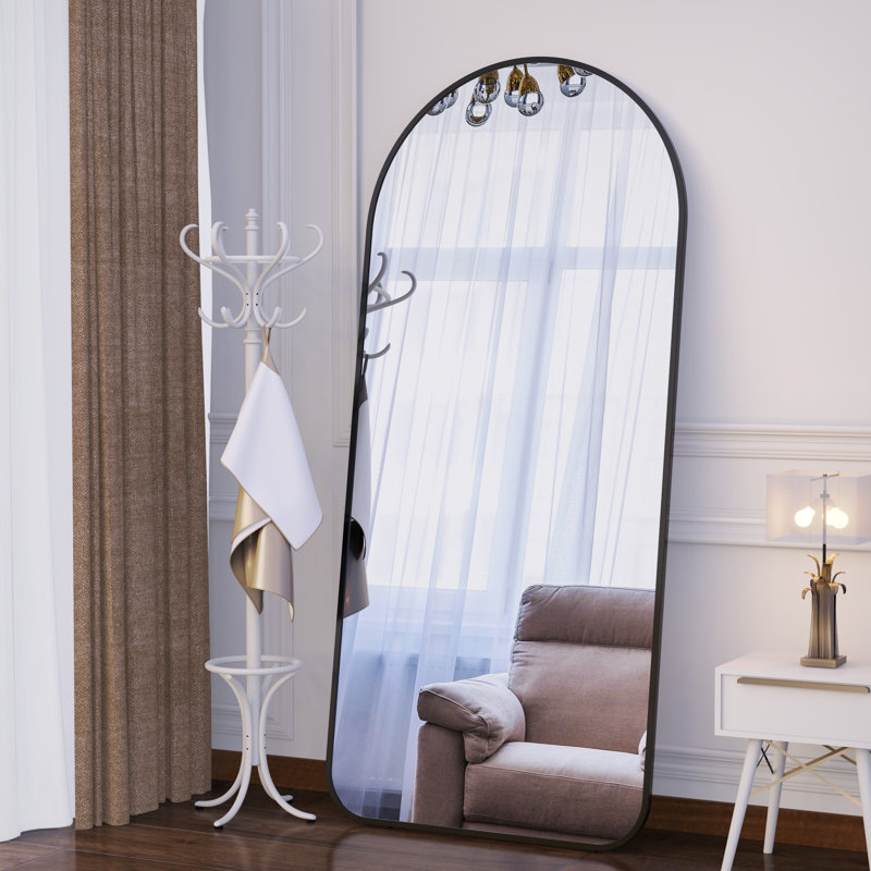 Aluminium Arch Floor Mirror