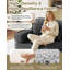 3 Seater Corduroy Sectional-1131839198