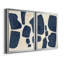 "Blue P pièces I", ensemble de 2 reproductions d'art encadrées-1230200190-1230200165
