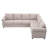 Sleeper Sofa, 2 in 1 Pull Out Couch Bed,6 seater sofa bed, L Shaped Sleeper