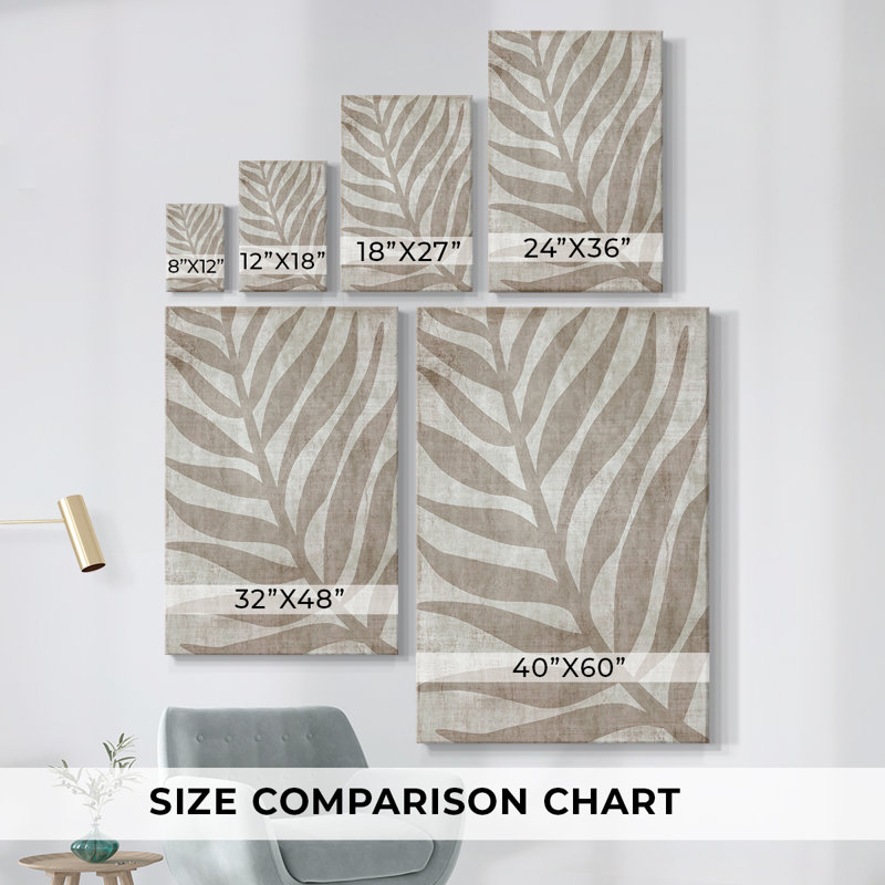 Island Neutrals I - Toile tendue avec châssis de qualité supérieure - Prêt à accrocher, H 12 po x l 16 po