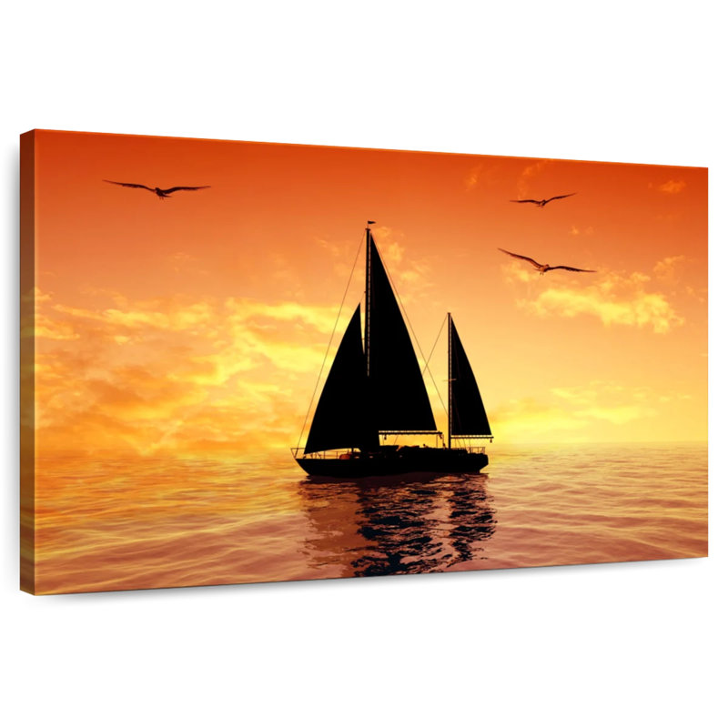 Silhouette de bateau Mehar, H 26 po x l 39 po