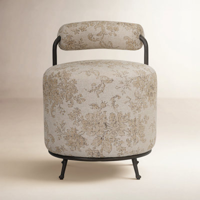 Gwendolyn Accent Stool-Hammered Bronze
