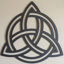 Art mural en métal Celtic Trinity Knot pour l'intérieur ou l'extérieur-676741071