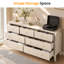 Commode 7 tiroirs, l 53,2 po