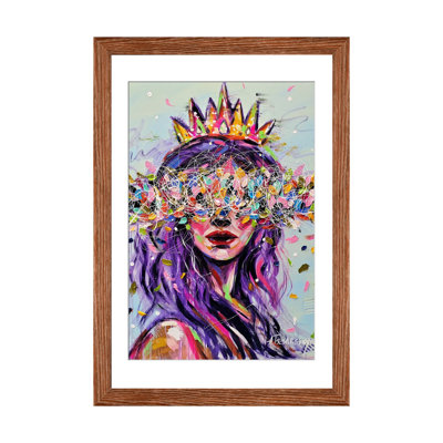 Queen - Colorful Portrait Woman