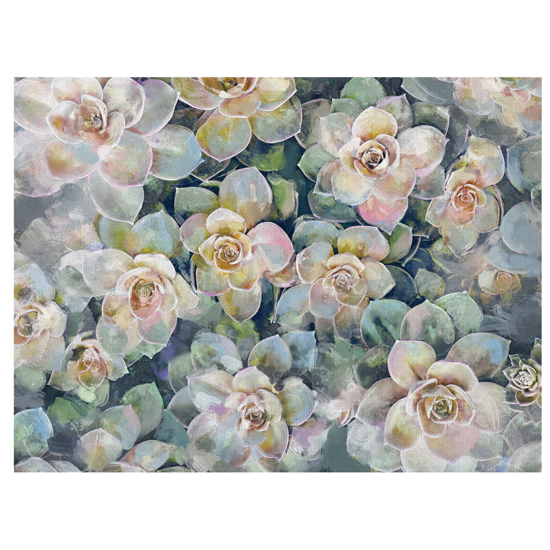 « oasis »-sans cadre, reproduction d’art sur toile, H 30 po x l 40 po x P 1,5 po