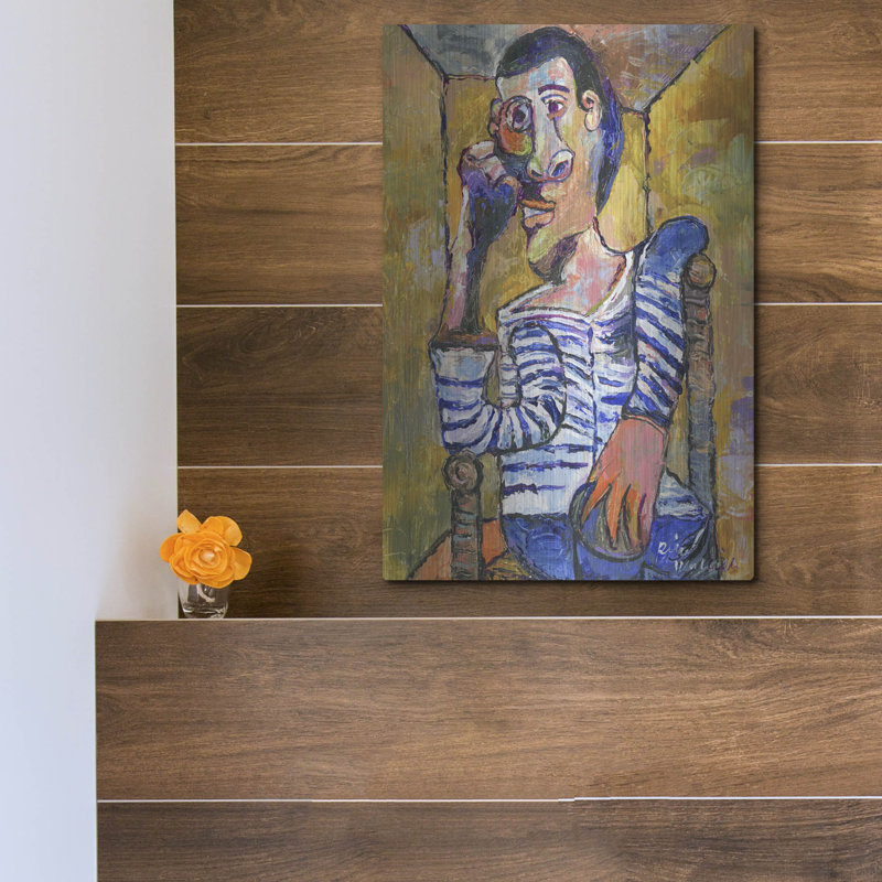 "Picasso" par Richard Wallich, H 16 po x l 12 po