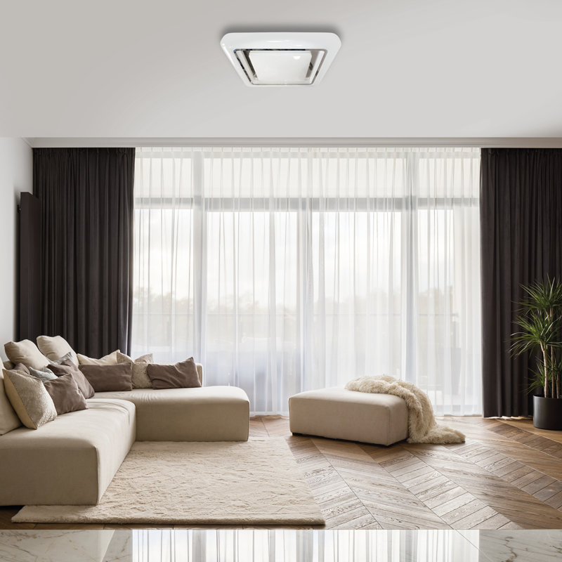 Cameron Plastic LED Flush Ceiling Light