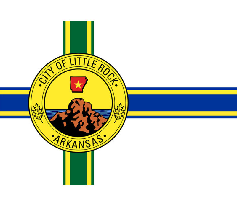 Little Rock, Arkansas, H 13 po x l 18 po