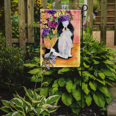 Drapeau de jardin à 2 côtés japanese chin