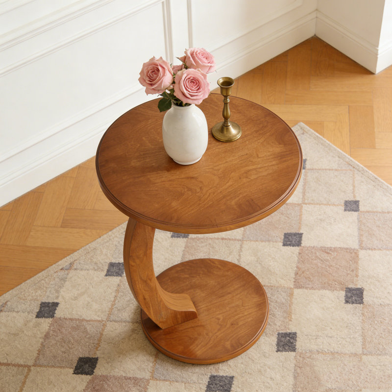 Table de bout pour canapé en C