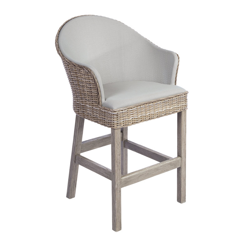 Milano Outdoor Teak Bar Stool