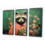 Raton laveur vert en art floral - Raton laveur-1637985143-1637985140